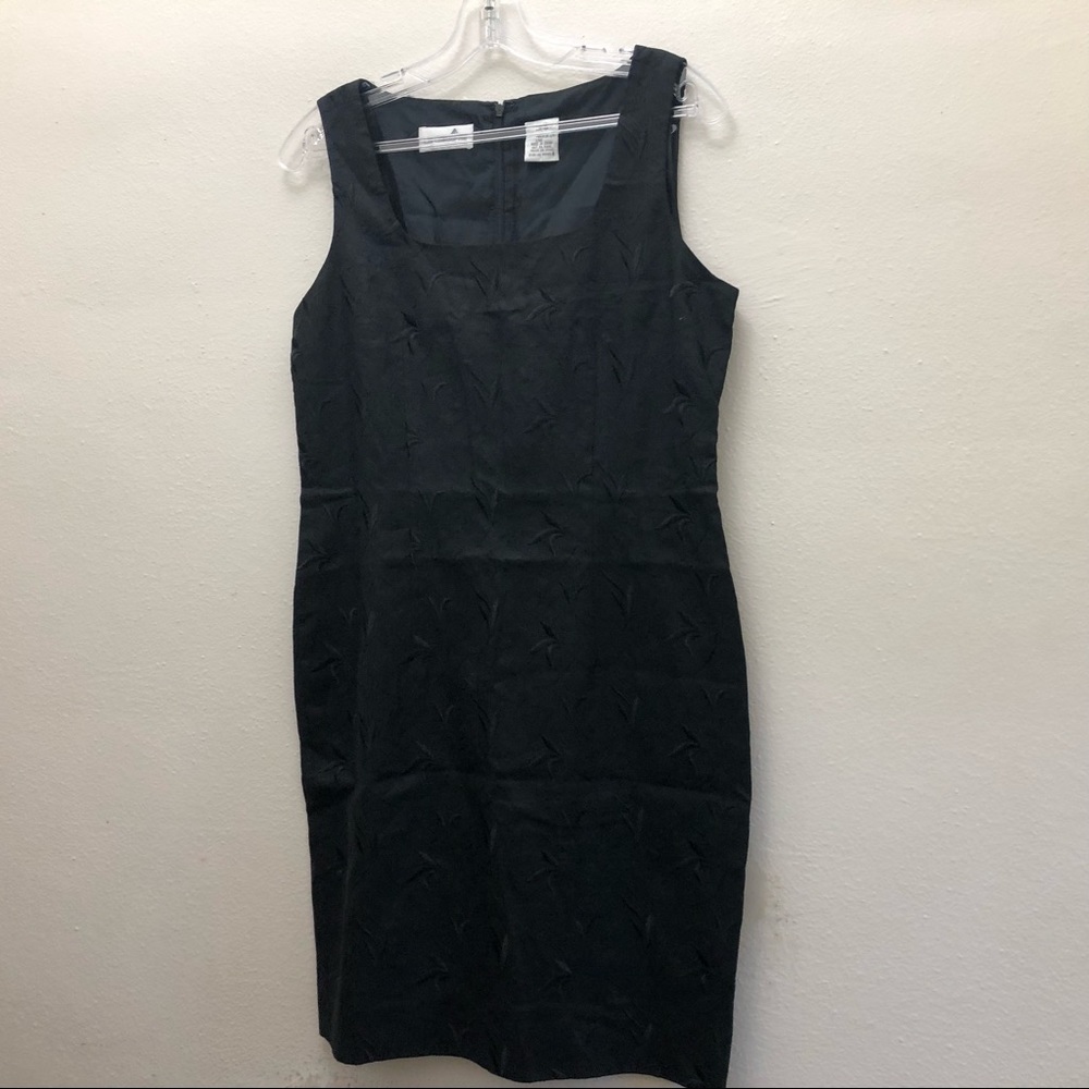 Liz Claiborne Sleeveless Sheath Mini Dress Women's Size 8P Black - Picture 10 of 10